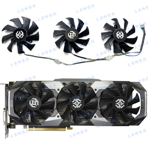 全新 zotac/索泰gtx 1060 1070 x-gaming oc显卡散热风扇ga92s2u