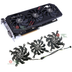 colorful七彩虹gtx1650 1660rtx2060 igame ultra deluxe显卡风扇