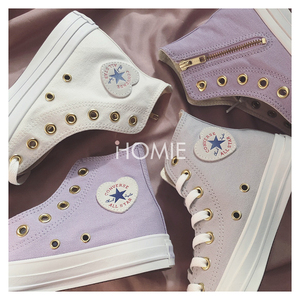 有新色~iHOMIE日本代购匡威CONVERSE HEARTPATCH 日版限定爱心鞋