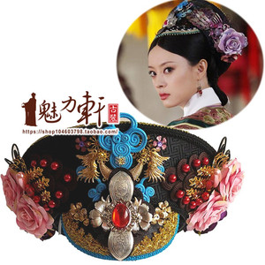 清宫娘娘妃子头冠甄嬛传孙俪发冠定制故宫小男孩帽子贝勒爷帽子