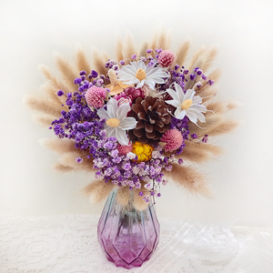 云南干花兔尾草风干组合干花永生满天星插花   教师节 送礼桌面花