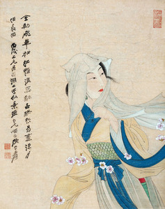 张大千仕女画
