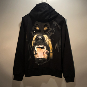 网红情侣装ins超火狗头卫衣chic连帽上衣开衫外套男女潮牌宽松秋