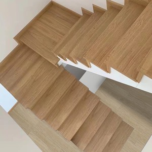 实木多层强化复合楼梯踏步板工程定制木皮楼梯台阶踏板专用木地