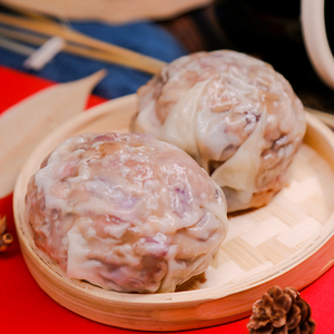 宫门口馒头铺手工杂粮面食8宝粘豆包内馅紫薯红豆板栗红枣8个包邮