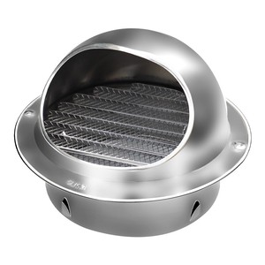 外墙不锈钢风帽弯头烟囱抽烟机遮丑管道罩室外厨房油烟饭店装饰盖