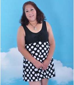 妈妈温泉加肥加大码大号胖子泳装 胖人体重200斤裙式中年妇女泳衣
