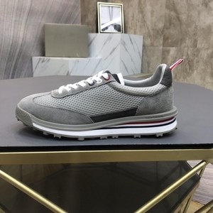 tb汤姆男士明星同款运动鞋thom鞋面撞色时尚browne布朗系带休闲鞋