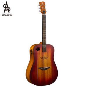 amis 安仕吉他 afd 41寸民谣吉他云杉面单 桃花芯 初学者职业乐器