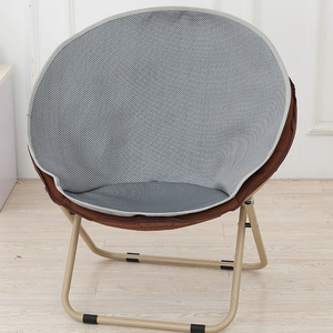 夏季太阳椅子月亮椅套罩垫冰丝藤凉席坐垫圆形折叠夏天懒人座垫子