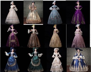 出租中世纪复古欧洲宫廷服装华丽长裙华尔兹舞蹈演出服欧式晚礼服