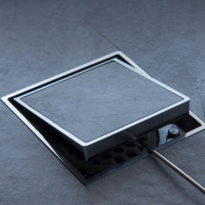 潜水艇隐形地漏镶嵌瓷砖卫生间全铜防臭浴室淋浴长条隐藏式可镶砖