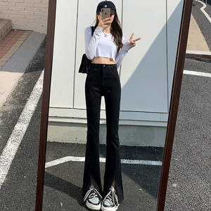 韩国鱼尾牛仔裤