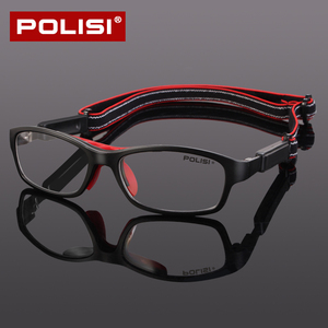 POLISI打专业篮球眼镜男防雾防爆户外足球护目镜配近视运动眼睛架