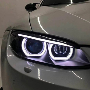 高颜值宝马天使眼改装!适用于3系e90 m3 e92大灯总成e93透镜led