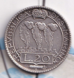 圣马力诺银币图片