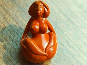 纯手工玉雕仕女 玉石玛瑙裸 女手把件挂件玉贵人美女精工雕刻侍女