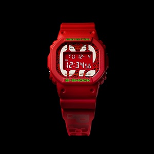 eva新世纪福音战士g-shock卡西欧dw-5600二号机手/表明日香