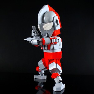 兼容乐高 日本moko奥特曼机甲积木moc非图纸模型手办玩具零件包