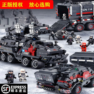 乐高流浪地球运载车装甲车积木拼装成年高难度巨大型男孩系列玩具