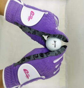 高尔夫球僮双手手套可触屏超千细布舒适透气耐磨防滑防晒2对包邮