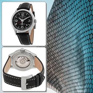 armand nicolet艾美达男款腕表代购正品时尚复古皮带自动机械手表