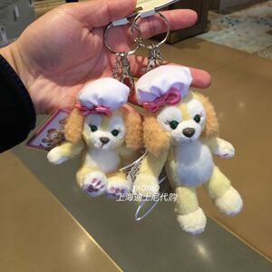 上海迪士尼国内代购可琦安cookie厨师狗可爱毛绒挂件钥匙扣包挂