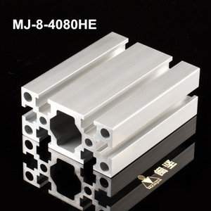 铝型材40x80国标工业铝型材4080HE 表面银白氧化处理6米一支槽宽8