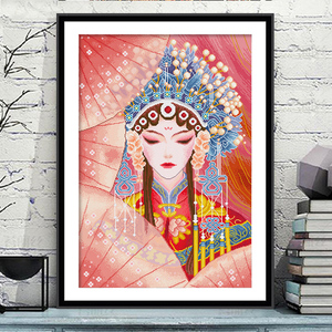 观音十字绣人物