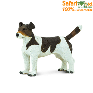 美国safari正版仿真农场动物模型玩具摆件狗254229杰克罗素梗