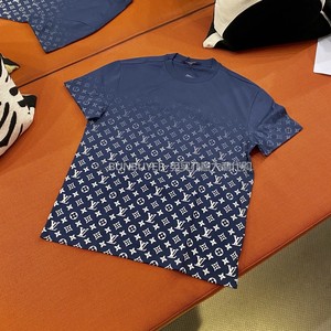 bun兔意大利代购 lv路易威登lvse monogram渐变老花圆领短袖t恤男