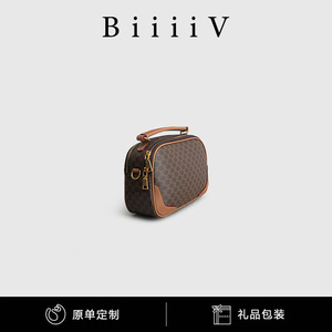BV＆SANDRO YLSD真皮时尚设计小方包零钱包轻便手提韩版