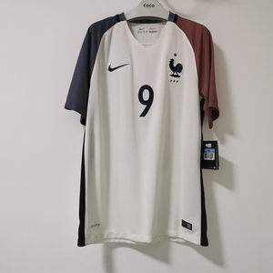 100分正品全新带牌法国2016客场球迷版球衣大吉鲁印字724614 100