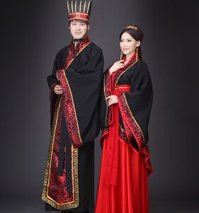 古代汉服开笔成人拜师礼孔子国学服官服秦朝春秋战国时期婚礼服装