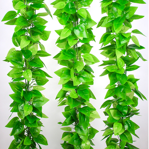 仿真藤条绿萝叶假树叶室内空调水管道装饰缠绕遮挡塑料花藤蔓绿叶