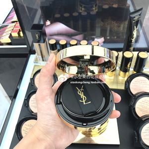 chenlaona淘宝ysl圣罗兰羽毛皮革气垫新品粉气垫bb霜b10杨树林粉饼