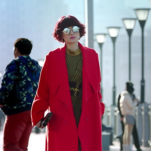 轻奢精品我的前半生罗子君马伊琍同款红色羊绒大衣中长款外套冬