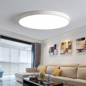 led客厅灯吸顶灯圆形超薄现代简约阳台卧室家用大气工装圆灯1.2米