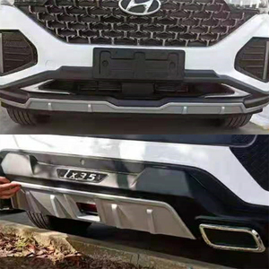 适用于09-21款现代ix35专用前后护杠18款ix35改装防撞保险装饰杠