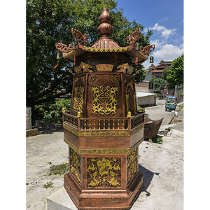 户外铸铁烧纸炉寺庙烧元宝炉定制道观寺院宗祠化钱炉法器焚烧炉