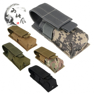 户外军迷电筒袋小号单联工具袋 M5战术手电包 Molle附件挂包腰包