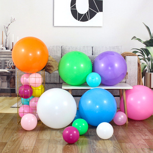 大号18寸加厚圆形气球幼儿园活动生日派对装饰结婚婚礼房布置汽球