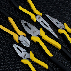 ak奥凯 钢丝钳 五金工具防滑手柄老虎钳子尖嘴钳斜嘴钳