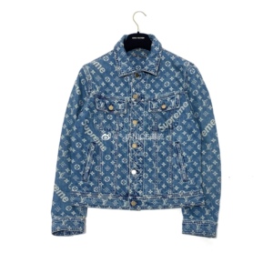 【现货】louis vuitton lv x supreme sup 两口袋 牛仔衣 夹克