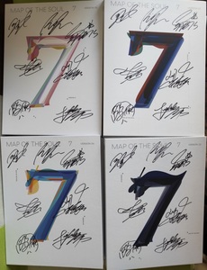 bts防弹少年团专辑 亲笔签名2020新专辑 map of the soul:7 海报