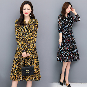 高诗婕女装旗舰店美丽衣橱2019春季新款尚舍正品连衣裙通勤长袖