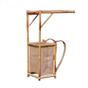 宁采臣背篓竹制书生书童背书箱出租行脚僧状元箱古装道具竹编租赁