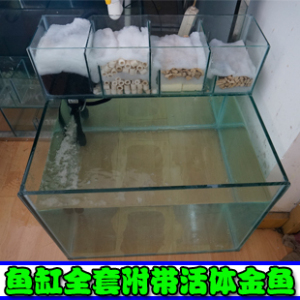 diy鱼缸 水泵 上过滤系统 过滤材料 金鱼 全套大特卖