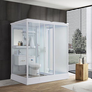 整体淋浴房一体式卫生间家用干湿分离沐浴房简易浴室房集成洗澡间