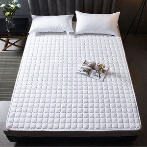 宾馆床垫1.5m软垫全棉纯白席梦思床上用品酒店夹棉防滑保护垫